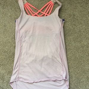 Lululemon Wild tank lavender and pink bra